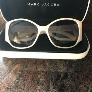 Marc Jacobs white sunglasses